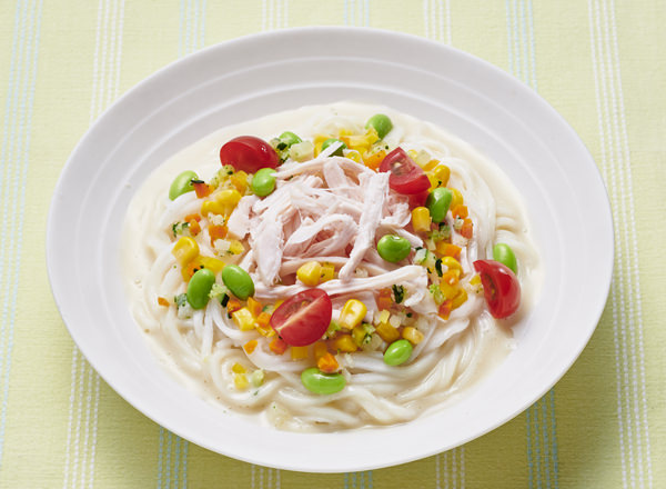 豆乳ヨーグルトのキラキラスイートそうめん レシピ画像