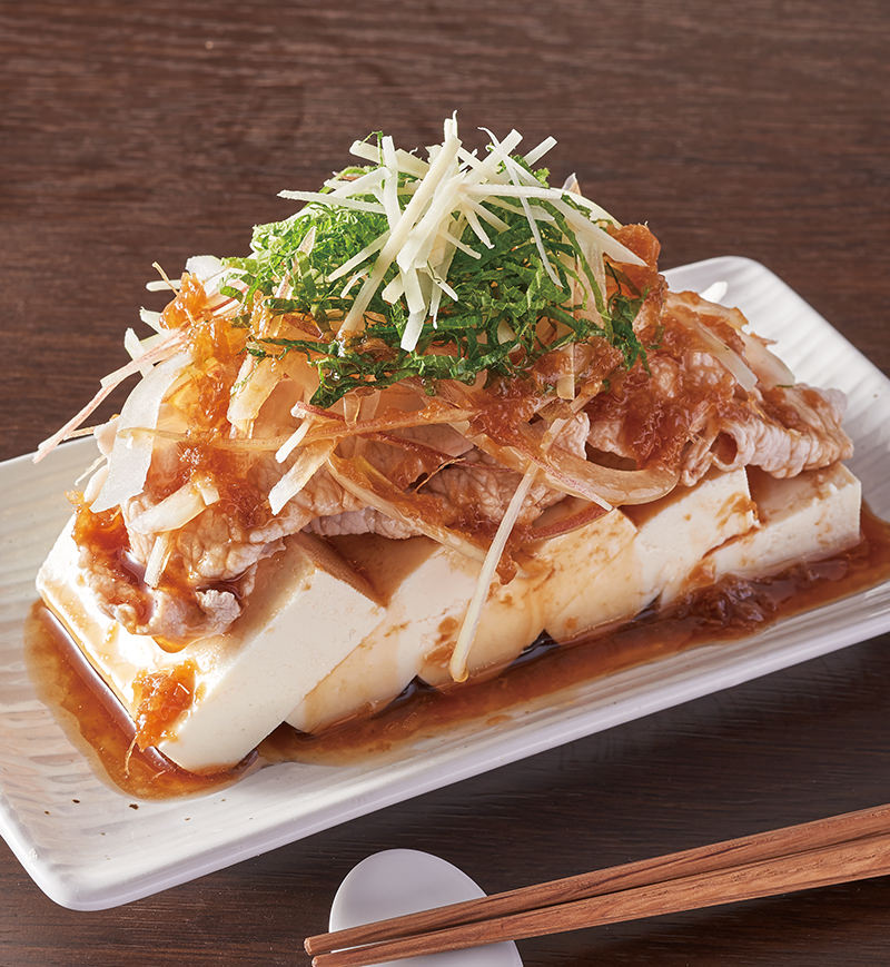 しょうがたっぷり豚やっこ レシピ画像