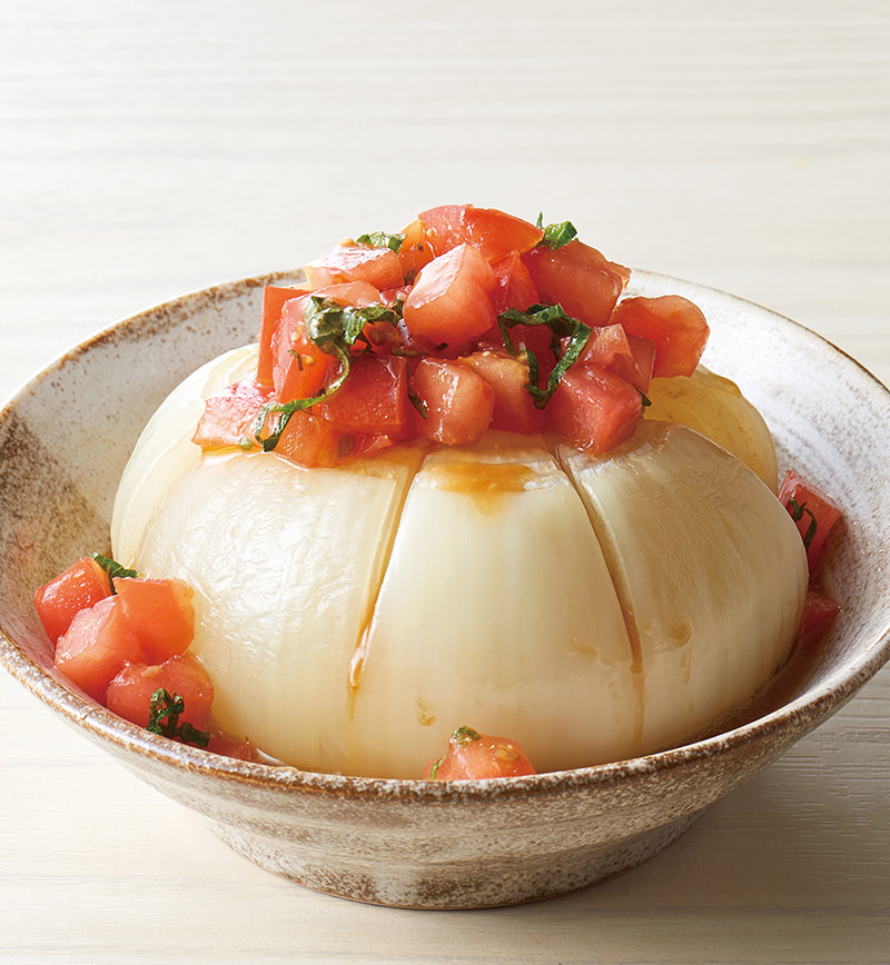 玉ねぎとトマトの王冠サラダ イオンのプライベートブランド TOPVALU(トップバリュ)