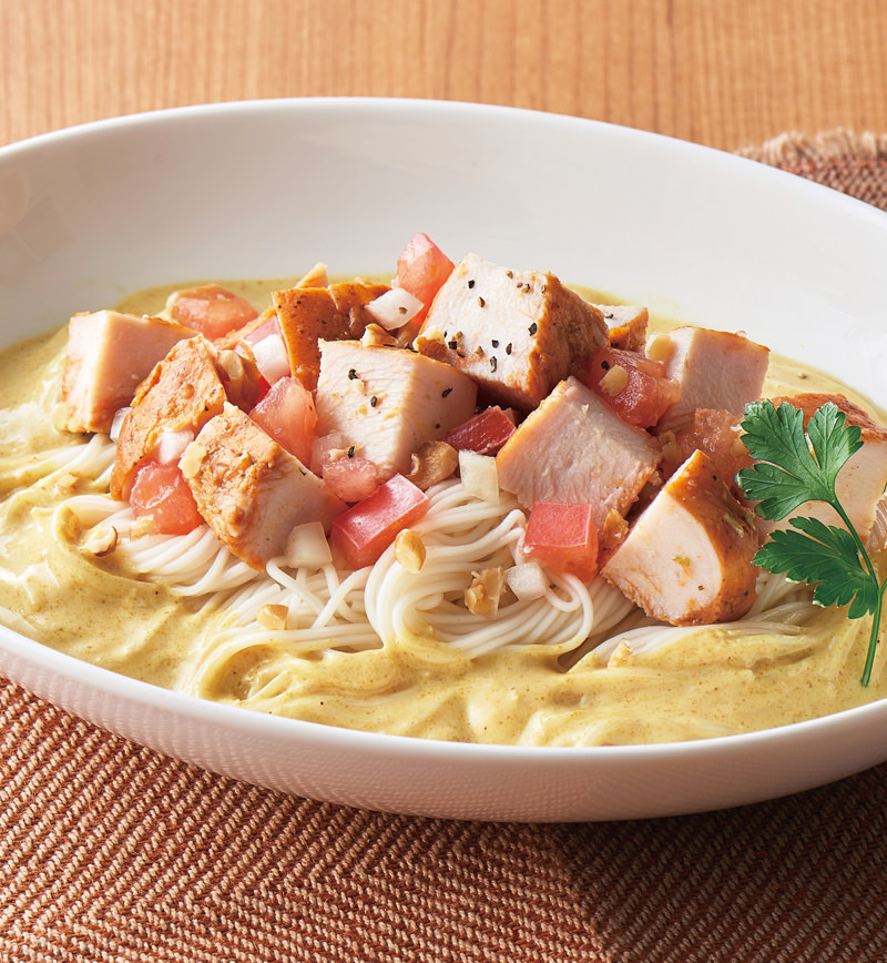 スパイシーそうめん レシピ画像