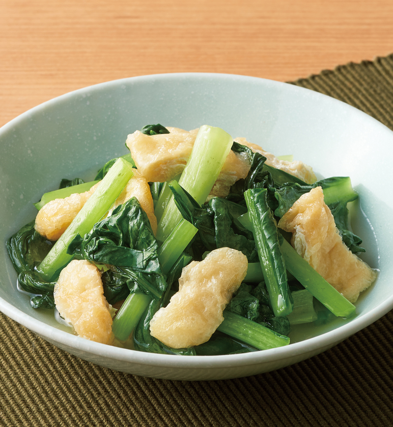 小松菜のあったかお出汁煮 レシピ画像