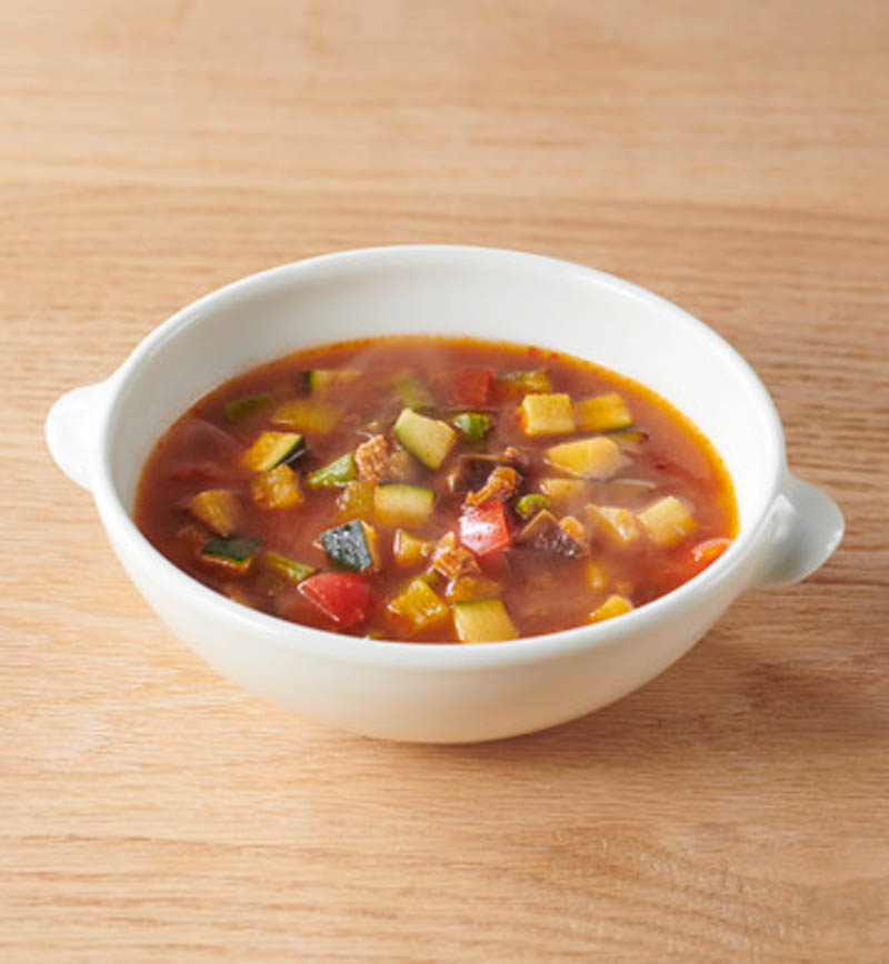 大豆からつくったボロネーゼのミネストローネ風 レシピ画像