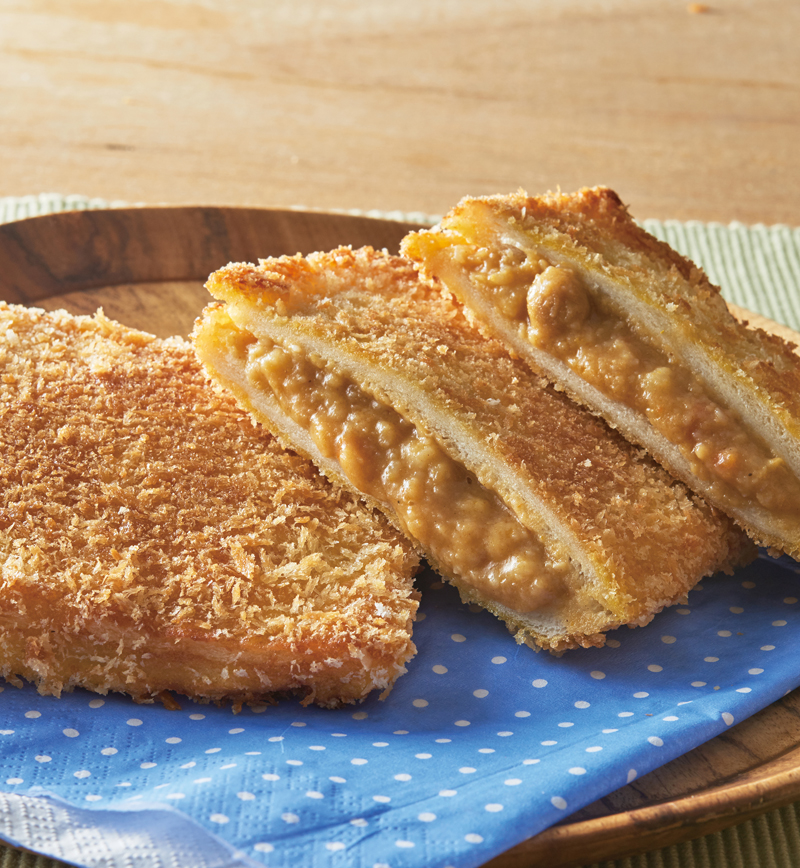 辛さひかえめ、子どもも満足!クリーミーカレーパン レシピ画像