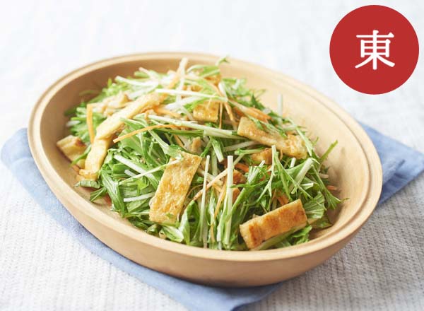 シャキシャキ水菜サラダ イオンのプライベートブランド Topvalu トップバリュ