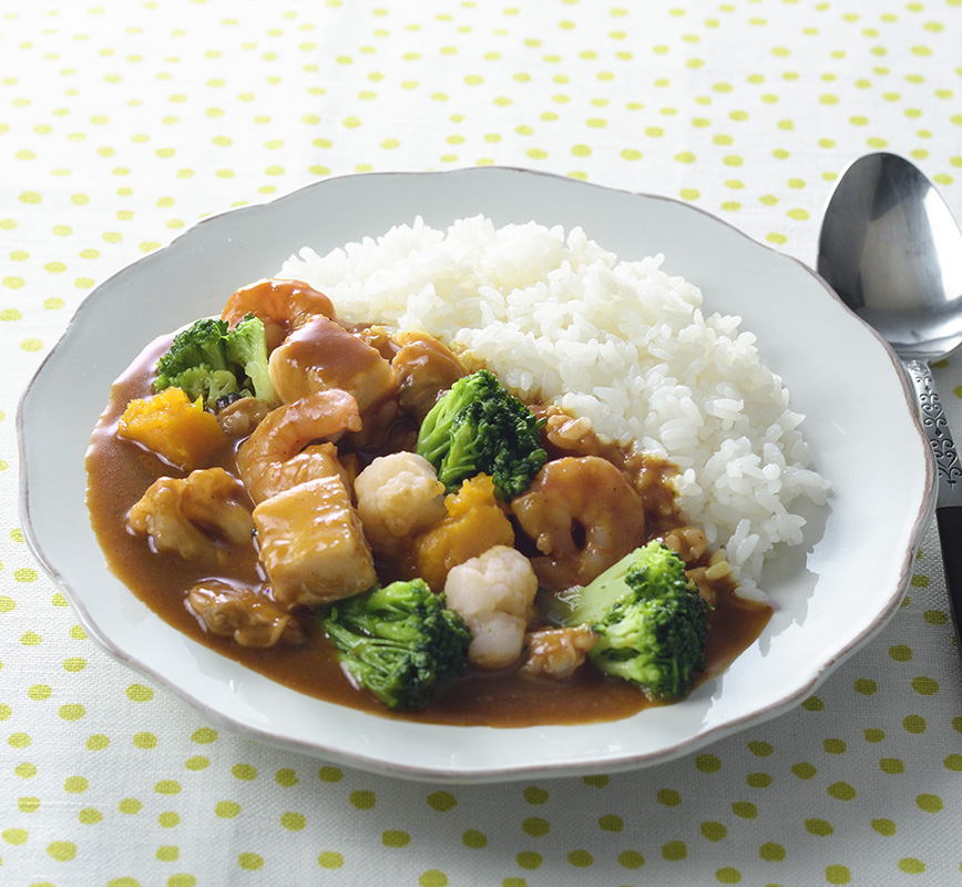 レンジカレー レシピ画像
