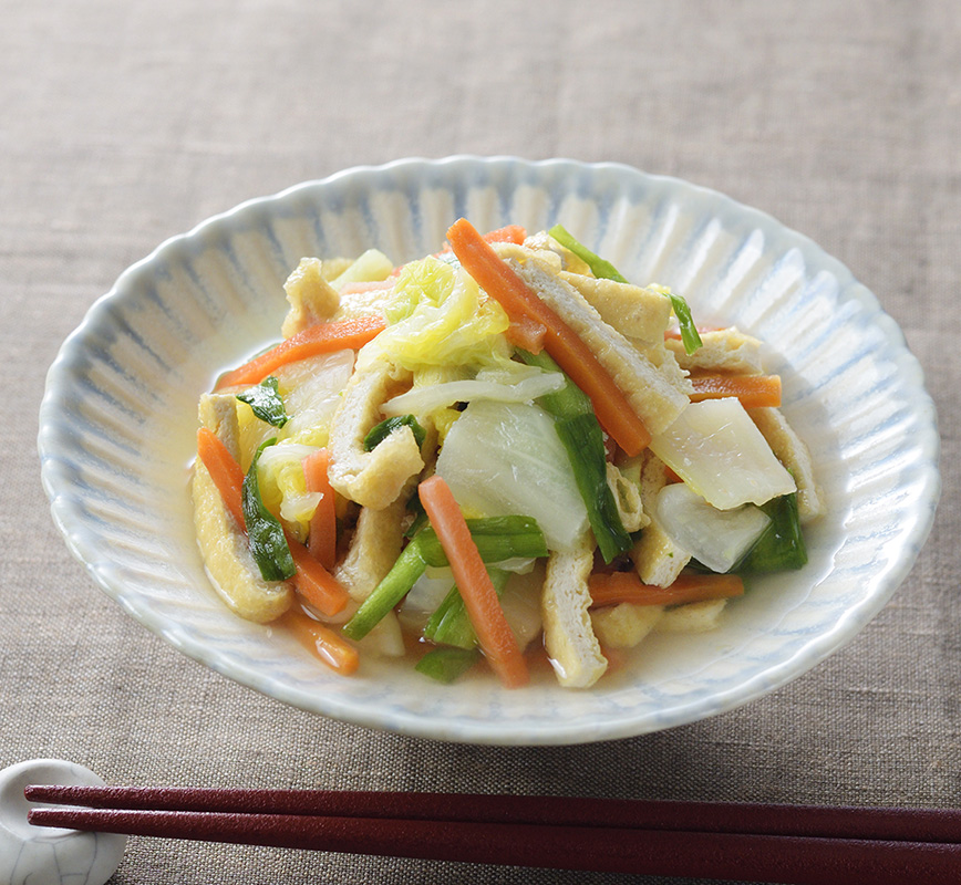 レンジ京風煮びたし レシピ画像
