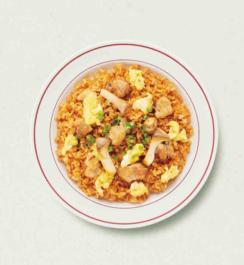 キムチ炒飯 レシピ画像