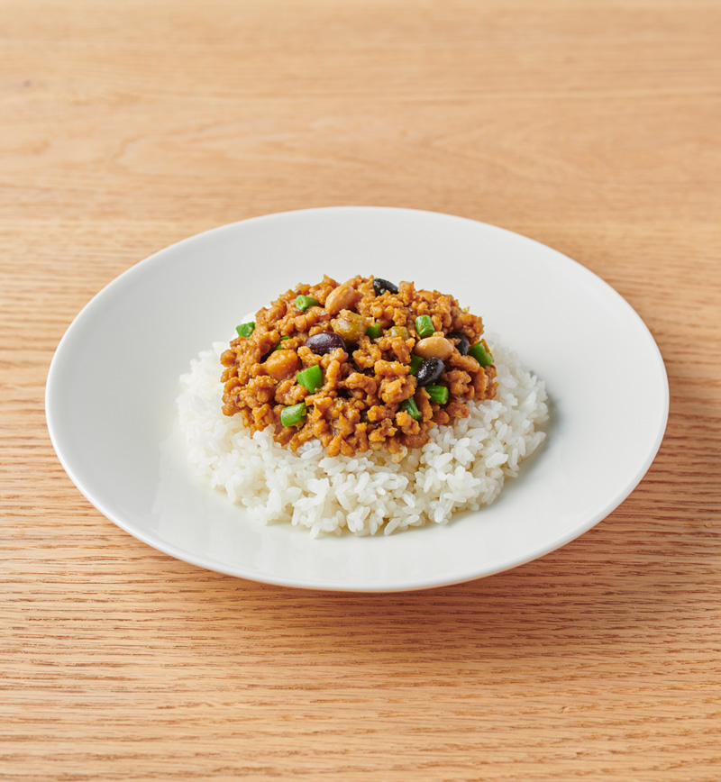 豆豆キーマカレー レシピ画像