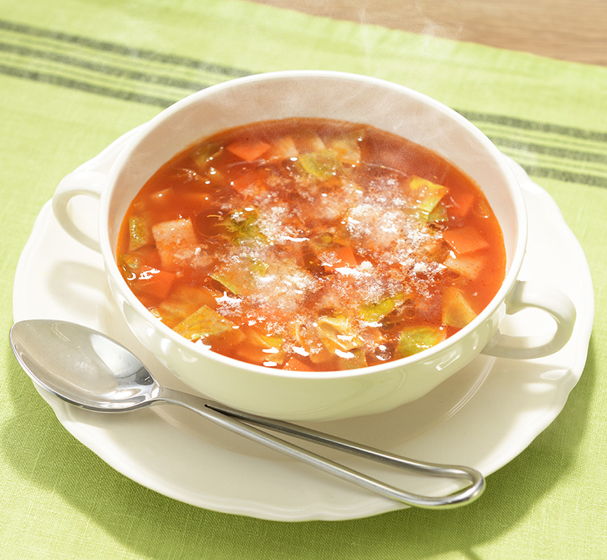 お鍋で簡単!ミネストローネ レシピ画像