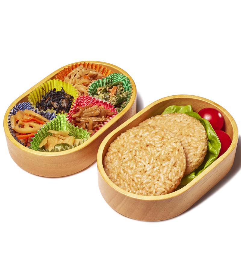 和惣菜のお好みライスサンド弁当 レシピ画像