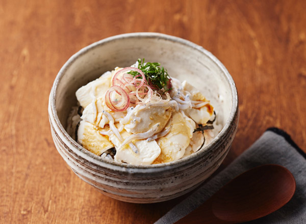 くずし豆腐のお手軽丼 レシピ画像