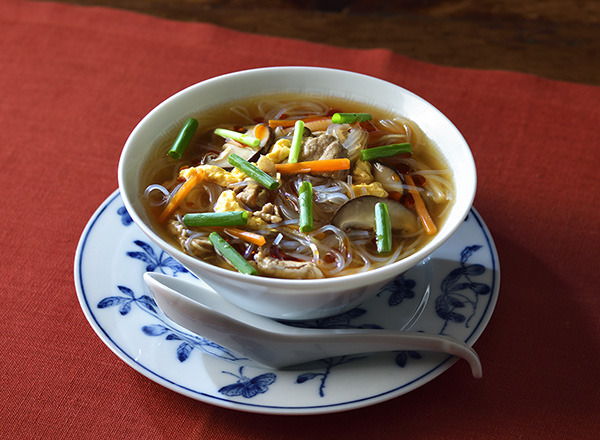 酸辣湯麺風スープはるさめ レシピ画像