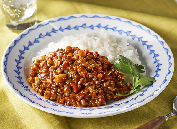 乾燥野菜を使ったキーマカレー レシピ画像