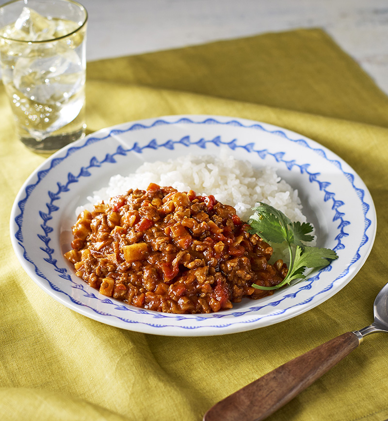 乾燥野菜を使ったキーマカレー レシピ画像