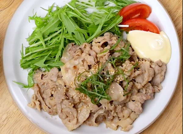 豚肉の味噌マヨ漬け レシピ画像