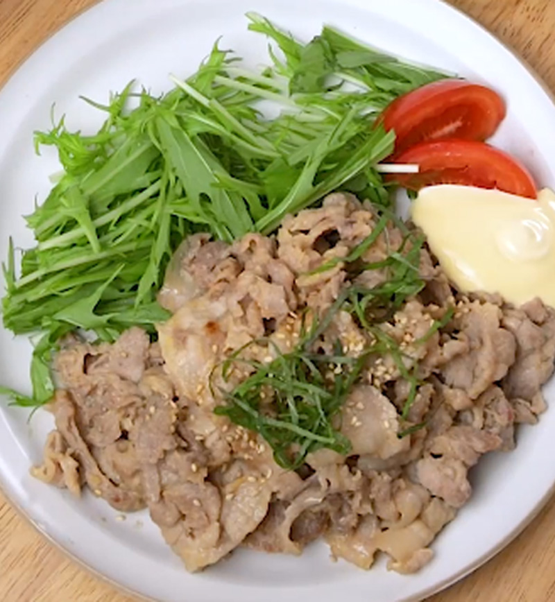 豚肉の味噌マヨ漬け レシピ画像