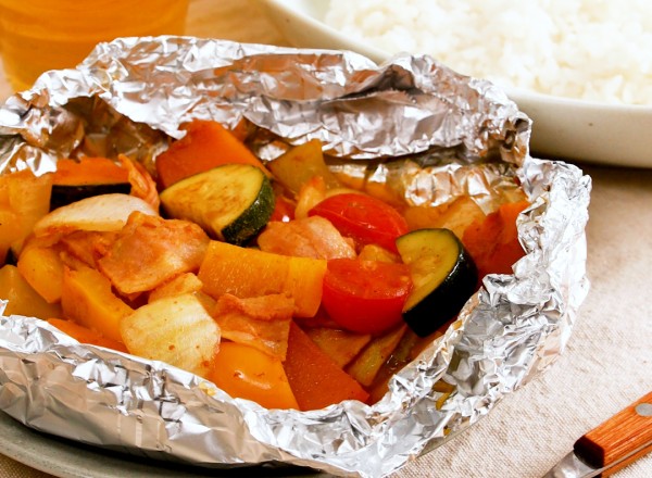 火を使わない！ホイル焼きカレー レシピ画像