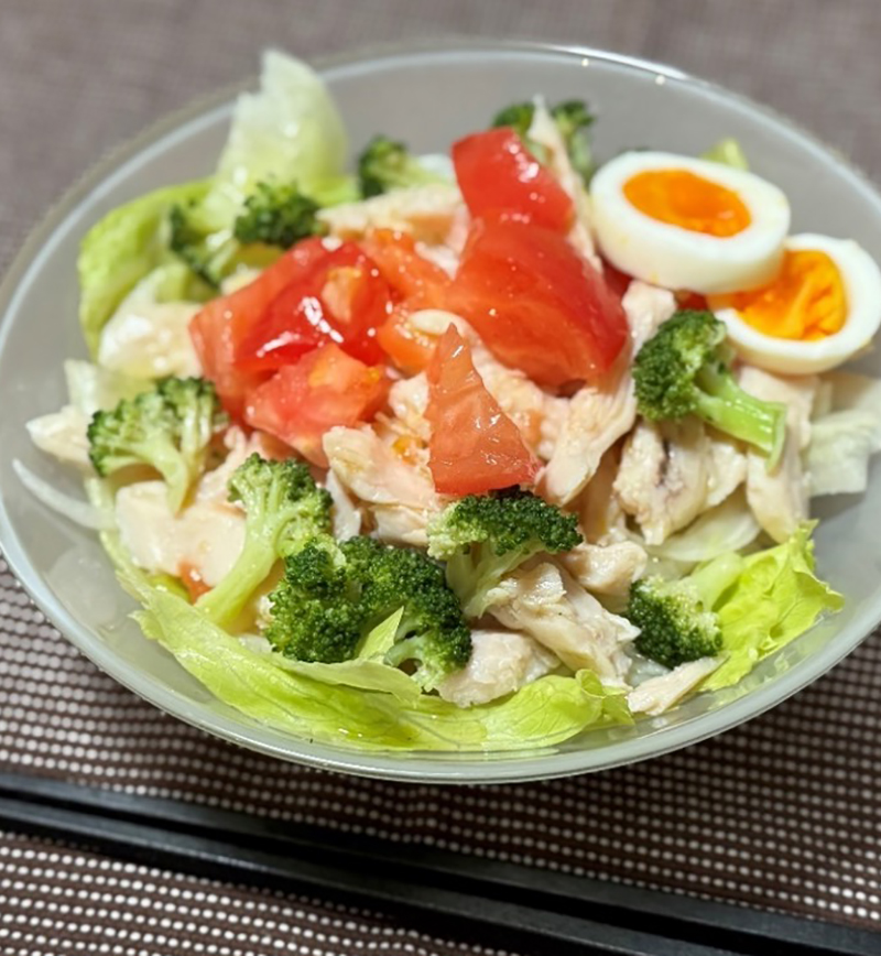 さっぱりたっぷりサラダ風うどん レシピ画像