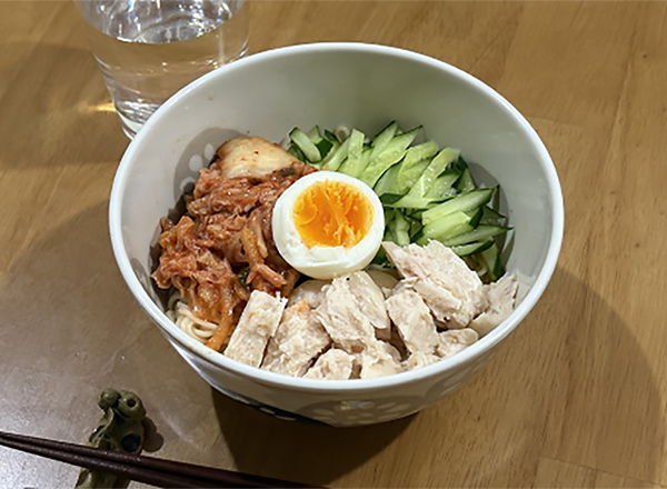 ピリ辛ビビンそうめん レシピ画像