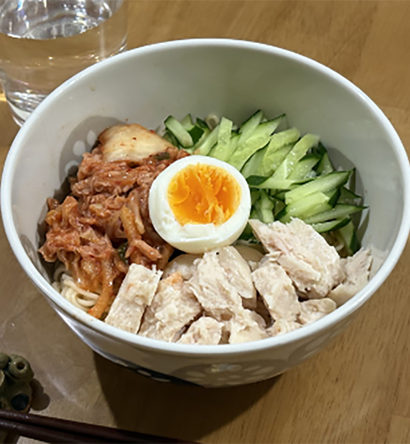 ピリ辛ビビンそうめん レシピ画像