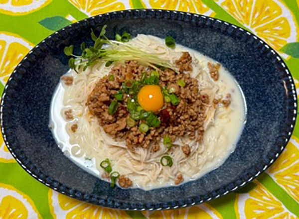 ピリ辛豆乳坦々そうめん レシピ画像