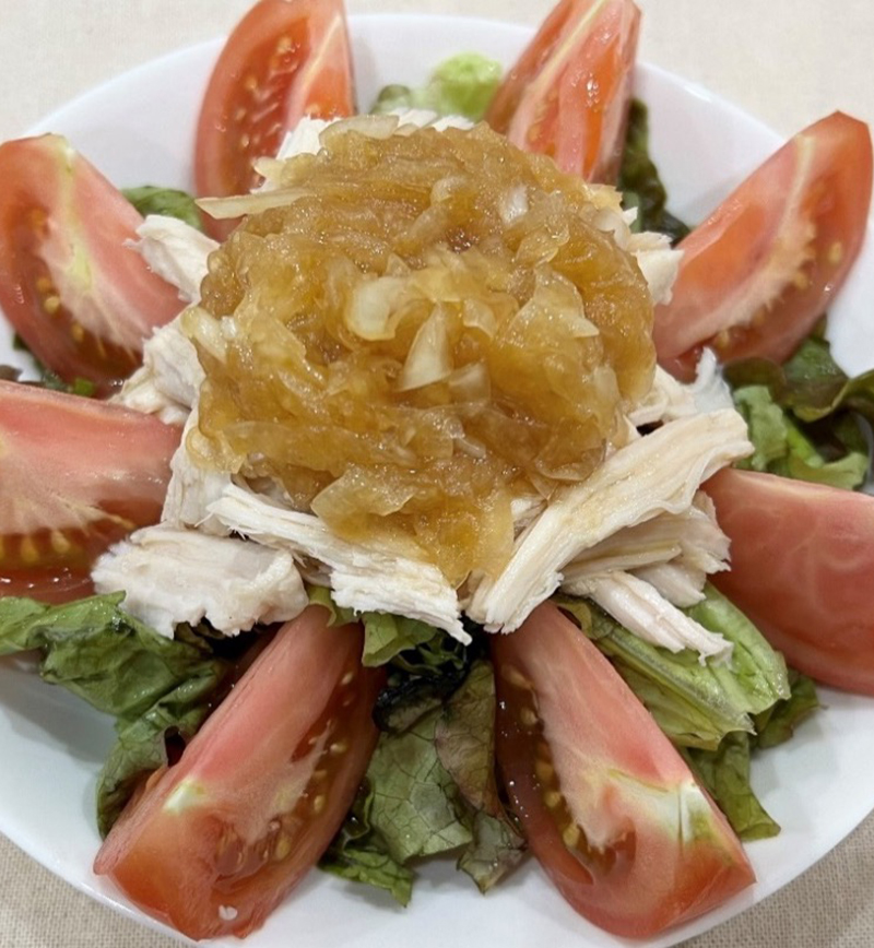 ひんやりさっぱりチキンサラダ レシピ画像