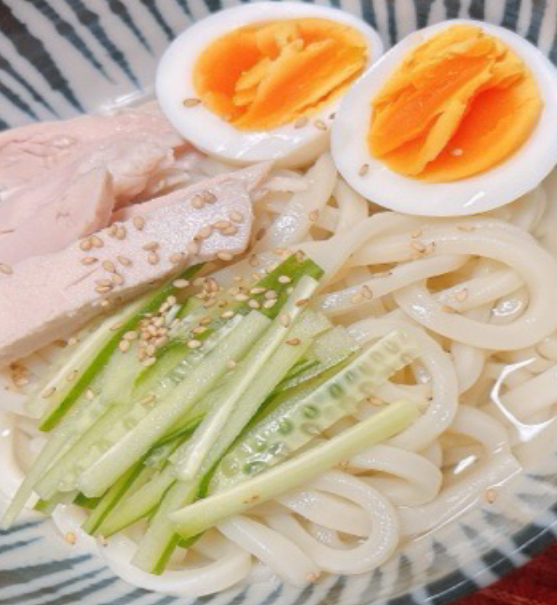 夏のサラチキうどん~初恋風味~ レシピ画像
