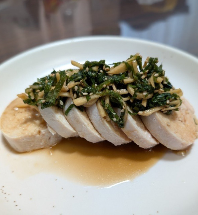 レンジで簡単鶏ハム レシピ画像