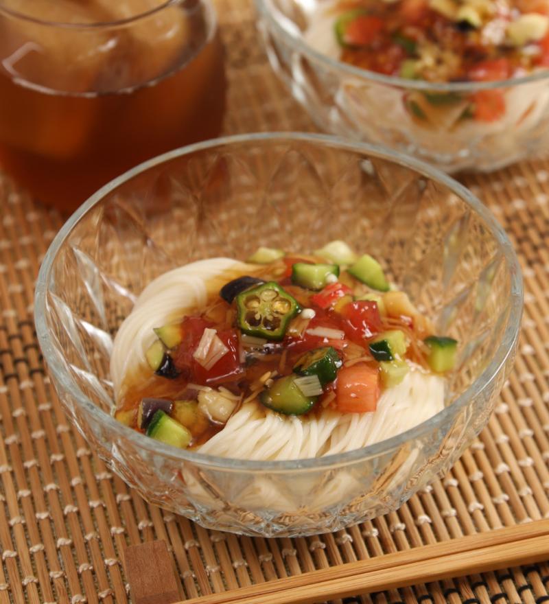 暑い日にひんやり!ジュレそうめん レシピ画像