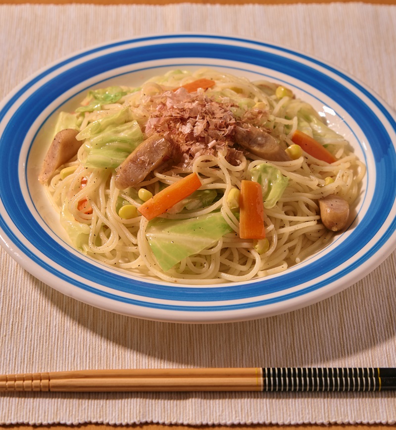 【やさしごはん】塩焼きそば レシピ画像