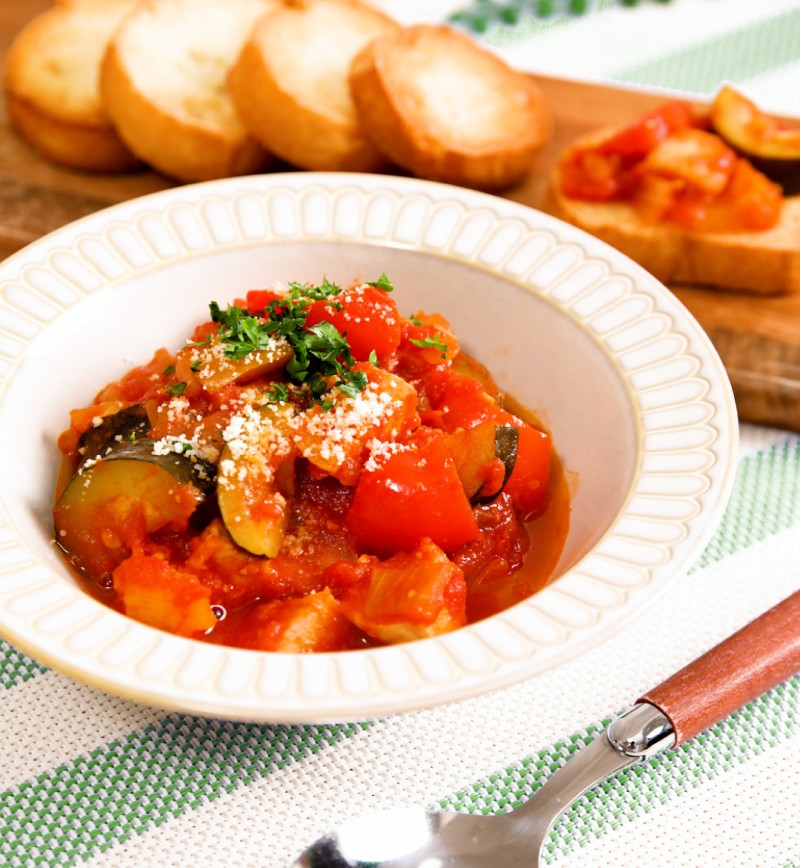 彩り野菜のラタトゥイユ レシピ画像