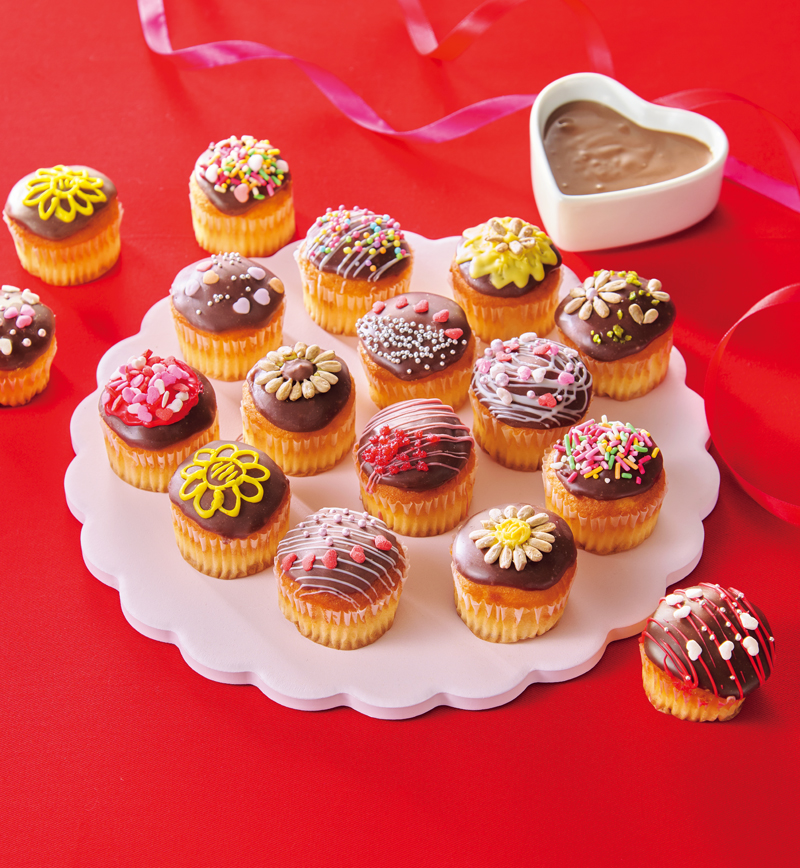 チョコか？deデコカップケーキ レシピ画像