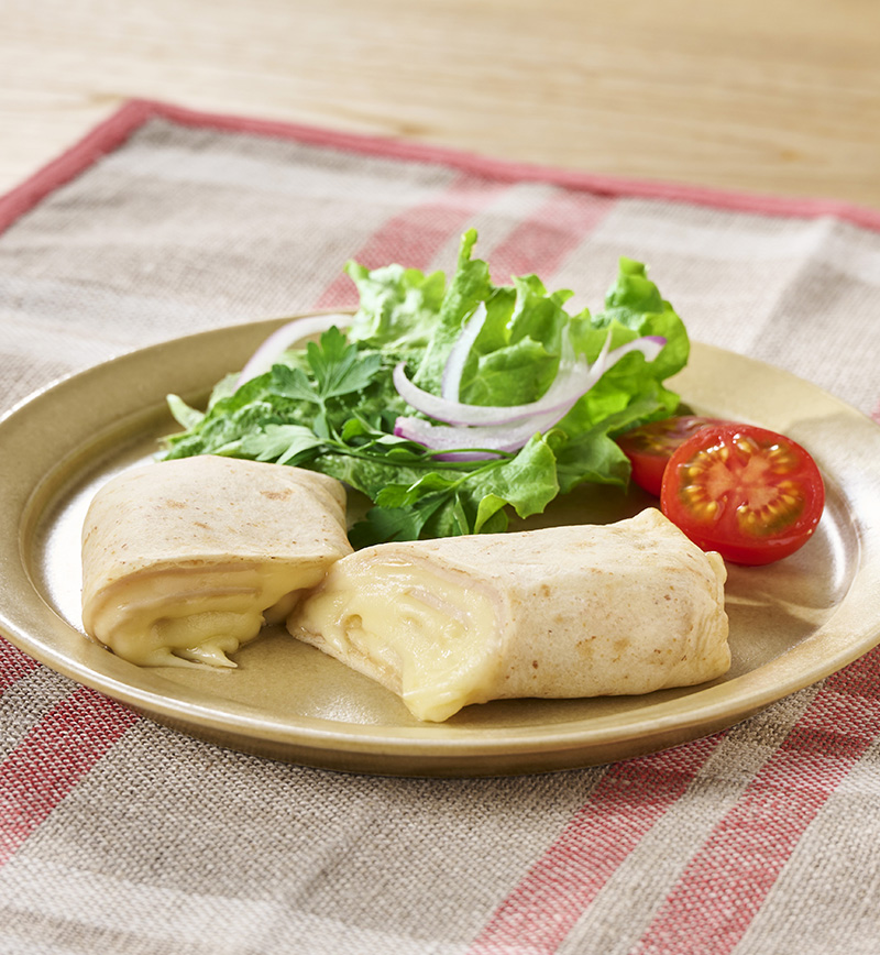 ももハムとチーズのブリトー レシピ画像