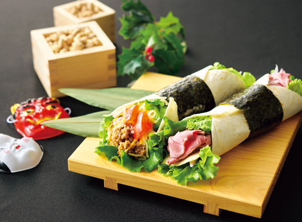 トルティーヤde恵方巻き レシピ画像