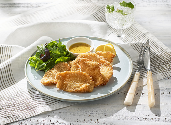 純輝鶏のシュニッツェル風レモンガーリックソース メイン画像