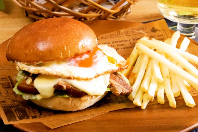 角煮バーガー レシピ画像
