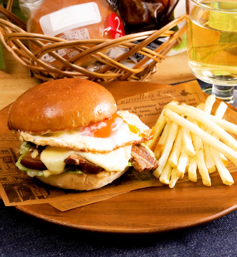 角煮バーガー レシピ画像