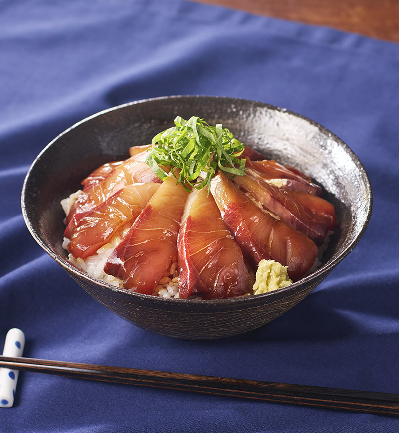 こだわりぶりの漬け丼 レシピ画像