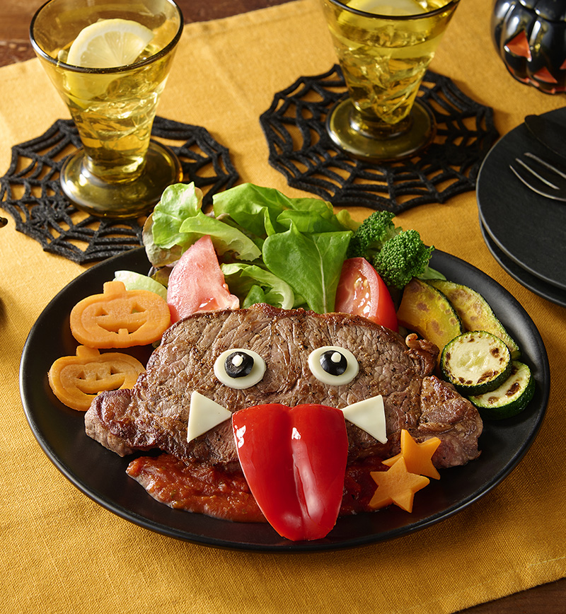 タスマニアビーフのハロウィンステーキ レシピ画像