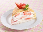 ホットケーキミックスで簡単☆いちごのミルクレープ レシピ画像