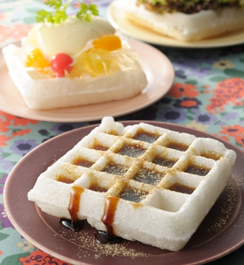 3種のもちワッフル レシピ画像