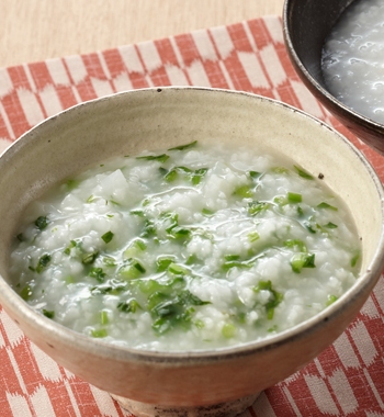 野菜たっぷりおかゆ レシピ画像