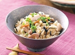 ひじき煮と鶏肉の炊き込みごはん レシピ画像