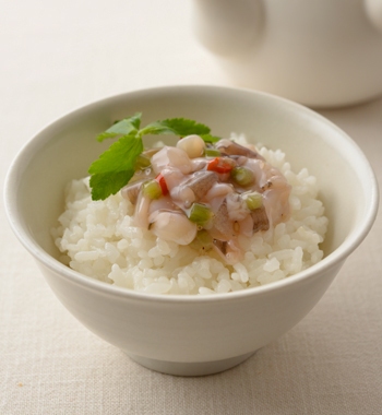 たこわさ茶漬け レシピ画像