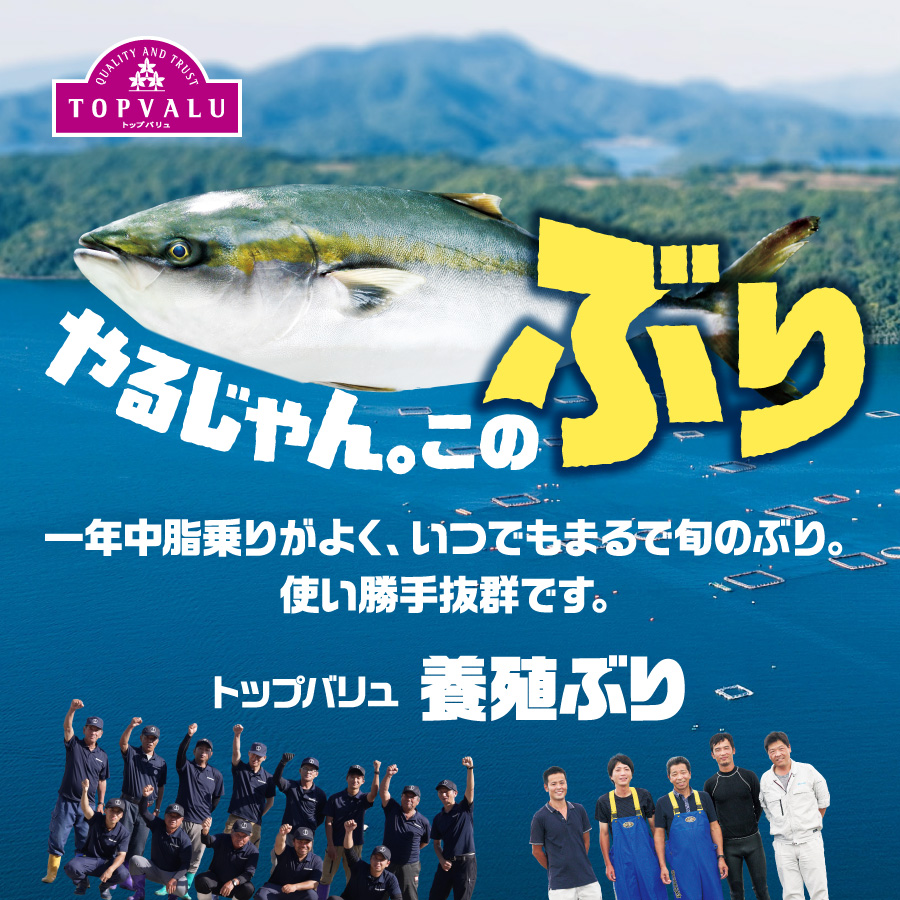 一年中脂乗りがよく、いつでもまるで旬のぶり。使い勝手抜群です。