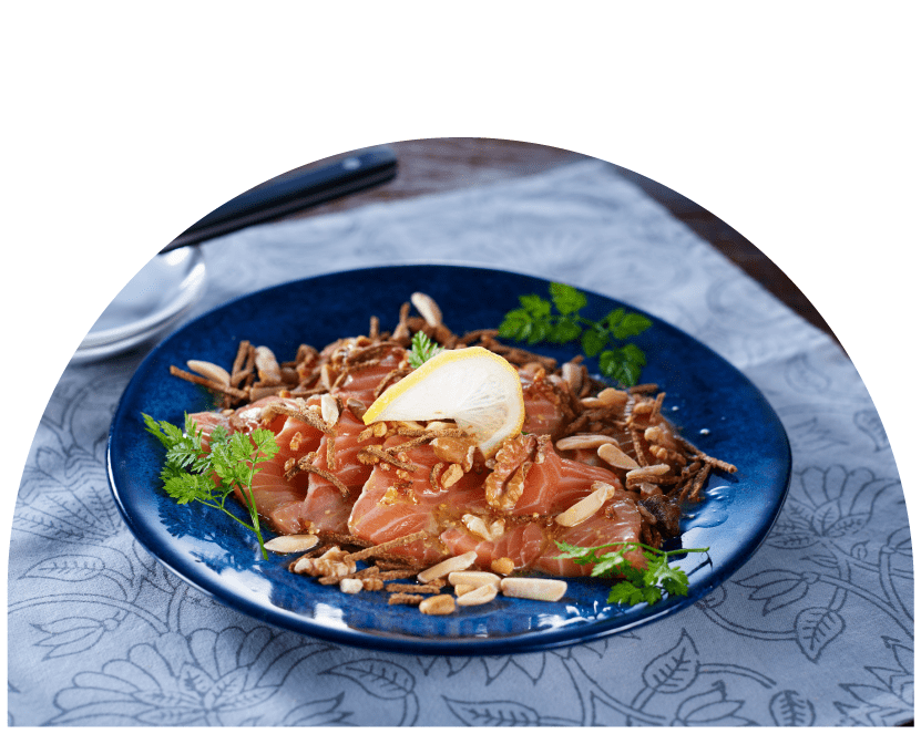 サーモンに！