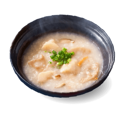 今日はこれ！ 親里芋、れんこん、にんじんなどの具材をこだわり抽出の出汁で食べる和風おかゆです。具だくさんでコク深く仕上げた 親里芋と麹のだし粥 ※写真はイメージです。
