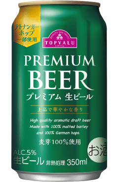 トップバリュ プレミアム生ビール 350ml