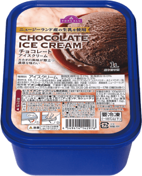 トップバリュチョコレート アイスクリーム 1000ml