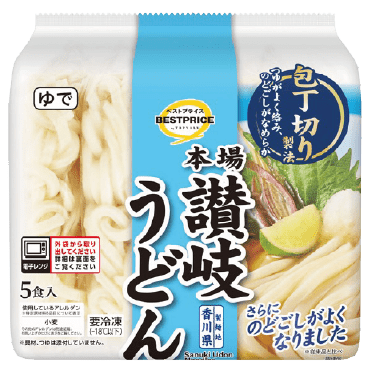 トップバリュベストプライス  本場讃岐うどん(包丁切り製法)
